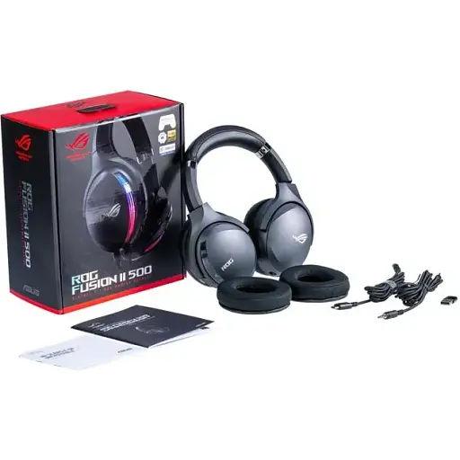 Гарнитура Asus Rog Fusion II 500 Black (90YH02W5-B2UA00) - фото 6