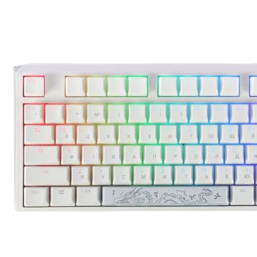 Клавіатура Ducky One 3 Cherry MX Speed Silver UA RGB White (DKON2187ST-PUAPXPWWWSC1) - фото 3
