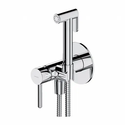 Набір гігієнічного душу прихованого монтажу Omnires Y chrome SYSYBI2CR, Хром - фото 1