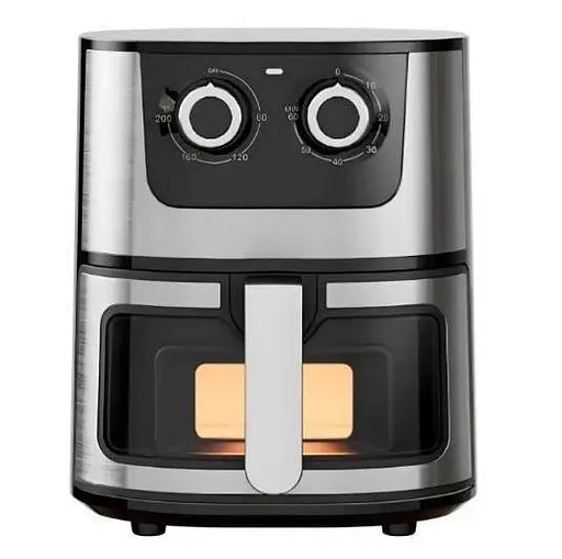 Аэрофритюрница Rainberg RB-2269 аэрогриль електрическая фритюрница с таймером 10 програм 8 л Черный 4200 Вт - фото 3