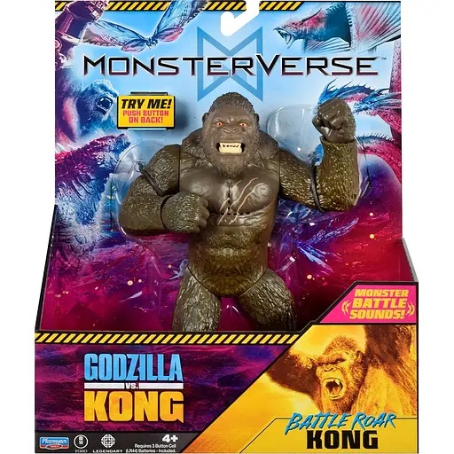 Игровая фигурка Godzilla vs. Kong S2 Конг готов к бою со звуком 18 см (35757N) - фото 4