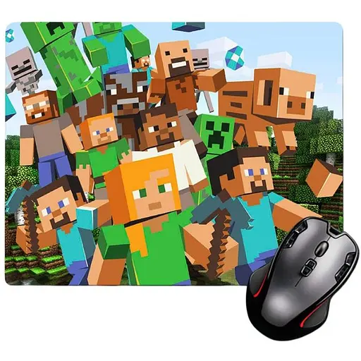 Игровая поверхность Nextprint Герои Майнкрафт Minecraft 220 х 180 мм (582)