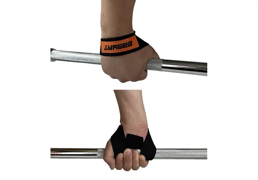 Лямки атлетические EasyFit Delta для становой тяги черные (EF-0040) - фото 5