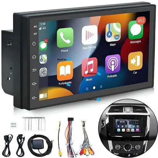 Автомагнитола CJ CP606 Android 8.0 с экраном 7" - фото 6