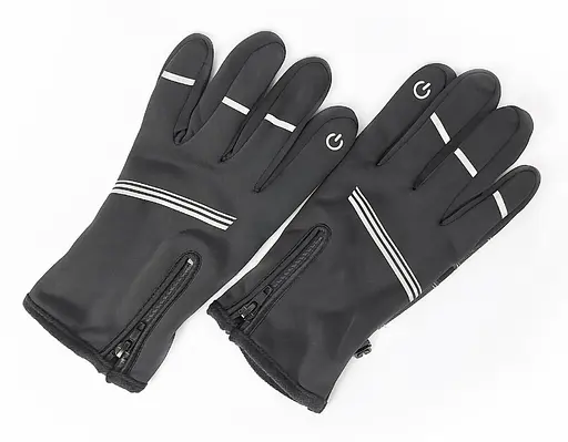 Велорукавиці з довгими пальцями West Biking YP0211201 touch M чорні (G0001083) - фото 3