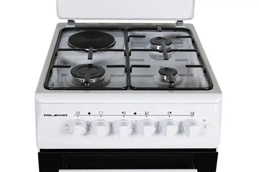 Плита комбинированная Milano ML50 E21+белая (3+1) - фото 3