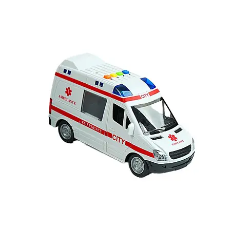 Машина WY 590 А/ WY 590 В/ 590 С инерция, световые и звуковые эффекты, в коробке (6974060112949) Красный - фото 1