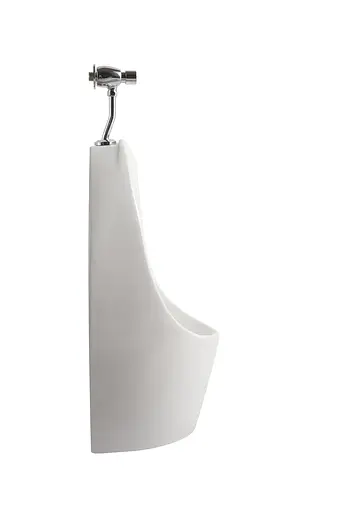 Писсуар подвесной Mixxus Premium Bevel-1004 340x305x685 мм с краном для писсуара MP6663, Белый - фото 6