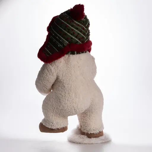 Новорічна фігурка Сніговик 29×23×54 см Yiwu CR-4-10 - фото 4