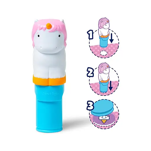 Набор с блокнотом и штампом с наклейками Melissa & Doug Sticker WOW Единорог (SM93205/6074898) - фото 3
