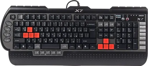 Клавіатура A4Tech G800V USB black (X7-G800V) - фото 1