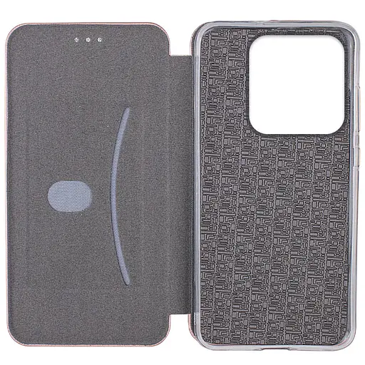 Кожаный чехол-книжка Epik Classy для Realme C63 4G Rose Gold - фото 3