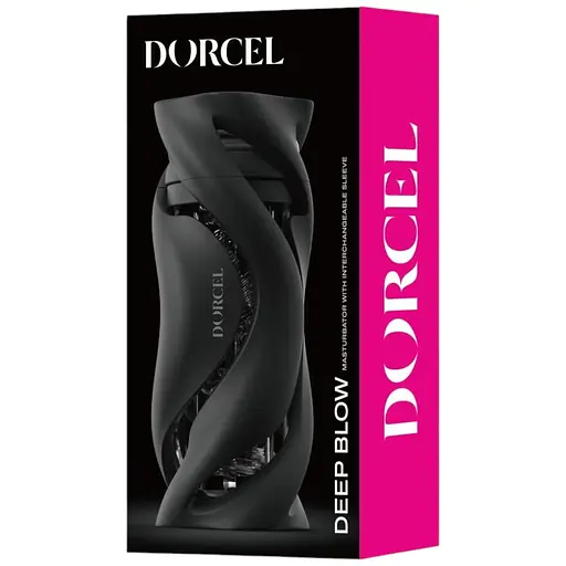Мастурбатор Dorcel Deep Blow Black, подвійне використання