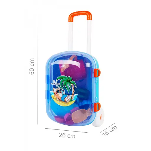 Набор для игры в песочнице ТехноК 6009TXK в чемодане - фото 6