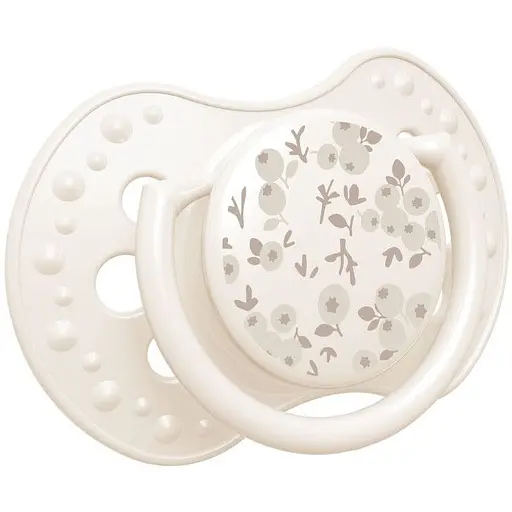 Пустышка силиконовая динамическая LOVI Blossom 0-6 месяцев 2 шт. бежевая (22/921_newgirl) - фото 3