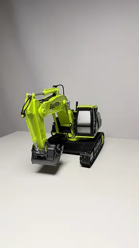 Екскаватор на радіокеруванні 393 L металопластик, гусеничний хід - фото 4