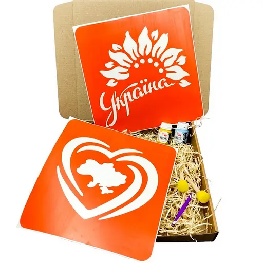 Набір для малювання по тканині "Мапа України, Україна квітуча" paint-n080-n058 - фото 2