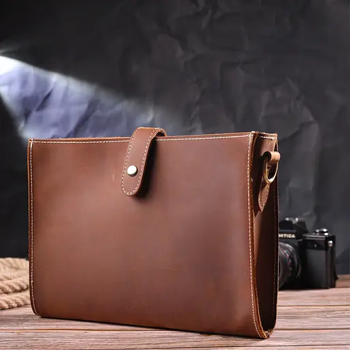 Кожаная сумка женская Vintage 17х20х6 см sum0022420 - фото 7