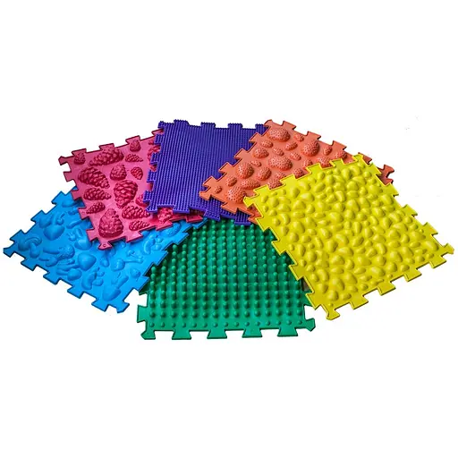 Коврик массажный "Мега Микс" Ортек 10175-OTK 16 элементов 27x28 см - фото 3