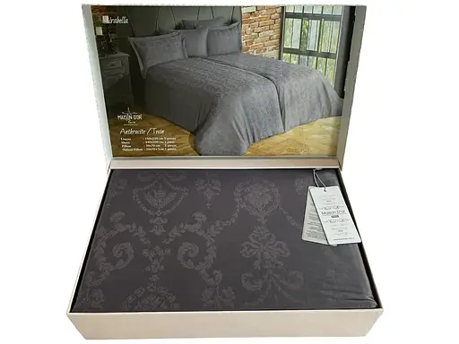 Постільна білизна Mirabella Anthracite Сатин Преміум Maison D'or pbe0050991 - фото 1