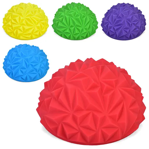 Спортивный инвентарь полусфера массажная, диаметр 16 см, 16x16x8 см (в ассортименте) - фото 3