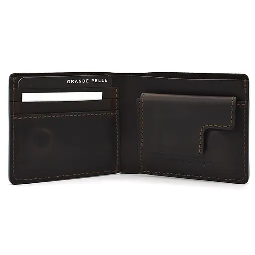 Мужской кожаный кошелек Grande Pelle acs0029289 - фото 2