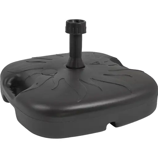 Подставка для садового зонта Adriatic пластиковая квадратная антрацит 18 л