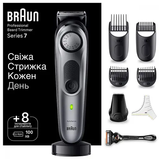 Машинка для стрижки Braun BeardTrimmer 7 BT7420 - фото 5