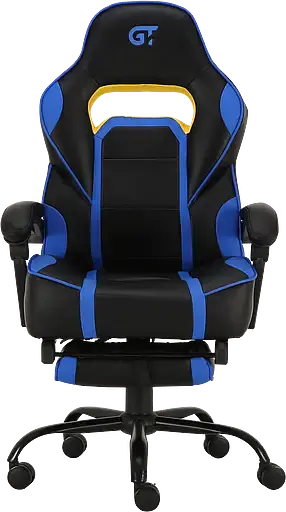 Геймерське крісло GT Racer чорне із синім (X-2748 Black/Blue) - фото 2