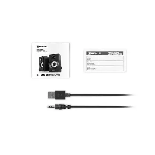 Акустическая система Real-El S-200 Black - фото 10