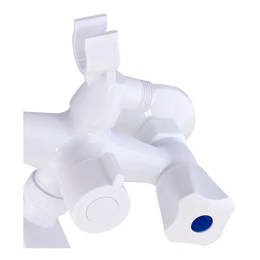 Змішувач для ванни Plamix Omega-140 Euro white PM0648 Білий - фото 3