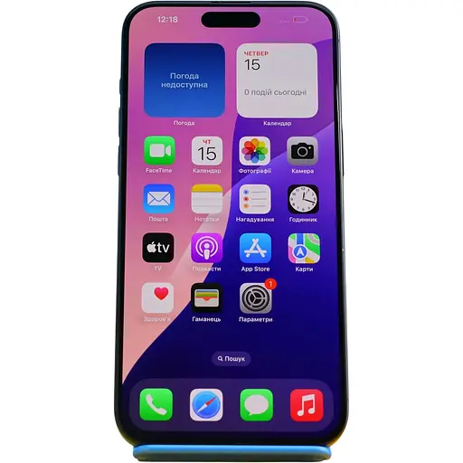 Смартфон Apple iPhone 15 Pro Max 256GB Blue Titanium (MU7A3) Б/В [155826] - фото 1