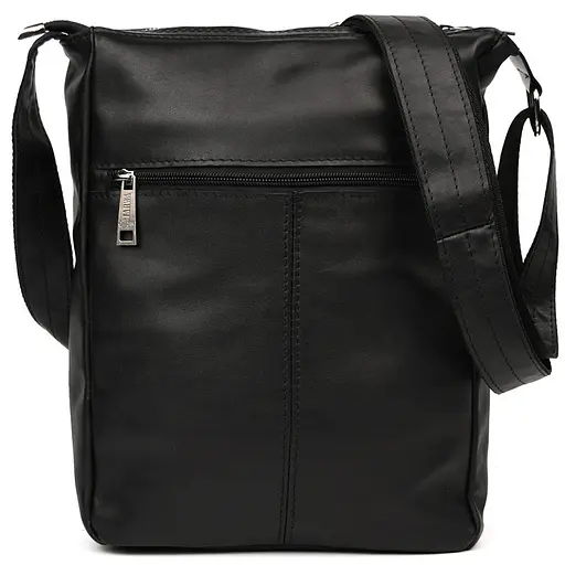 Чоловіча сумка А4 через плече із натуральної шкіри TARWA 33х26х8 см sum0028173 - фото 5