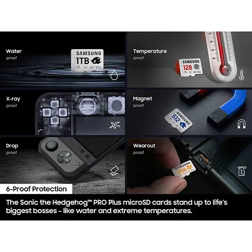 Карта памяти MICRO SDXC PRO+ 128GB W/A MB-MD128SA/LC1 SAMSUNG - фото 4