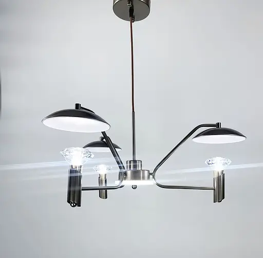 Люстра в бронзовому корпусі на 3 лампи Line.F 5005/3 GR - фото 2