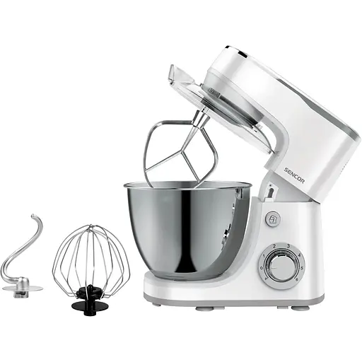 Миксер планетарный Sencor 1300Вт белый - фото 3