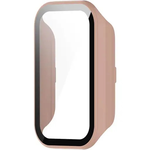 Чехол-накладка DK CDK Пластик Gloss Glass Full Cover для Xiaomi Mi Band 8 Active (015558) (pink)