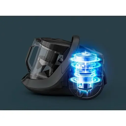 Пилосос Rowenta Green Force Cyclnic Effitech+ контейнерний чорний (RO7C89EA) - фото 6