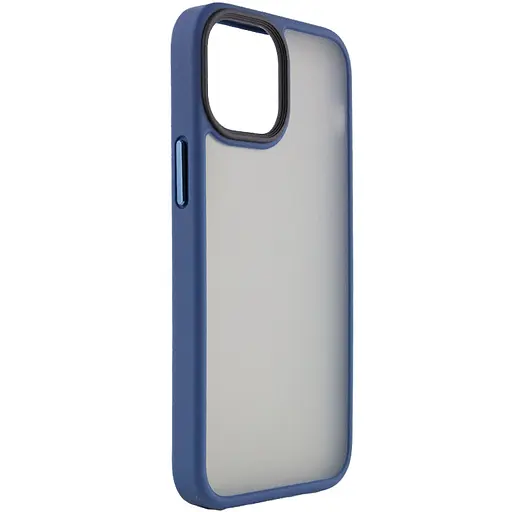 Чехол Epik TPU+PC Metal Buttons для Apple iPhone 13, 6.1 Синий - фото 2