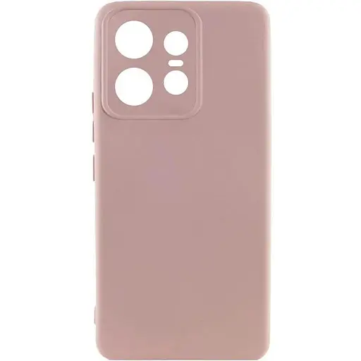 Чехол Silicone Cover Lakshmi Full Camera (AA) для Motorola Edge 50 Pro Розовый / Pink Sand