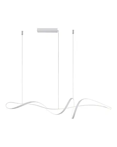 Світильник підвісний, люстра Italux PND-23523-WH Mila LED 1x40W 3000K-6000K 3700Lm IP20 білий - фото 1