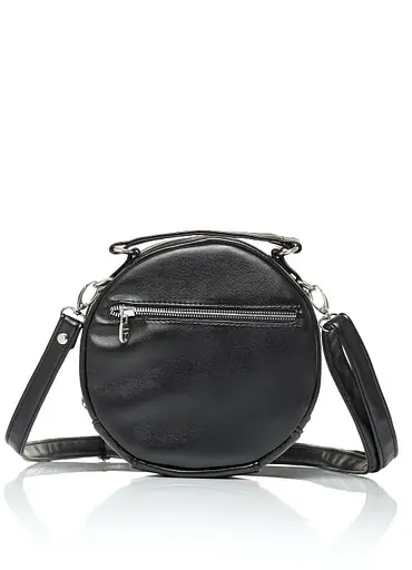 Жіноча кругла сумка Sambag 20х20х10 см 000195640 - фото 4