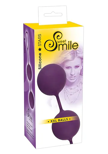 Вагінальні кульки Orion Sweet Smile XXL, 21.5 см, фіолетовий - фото 3