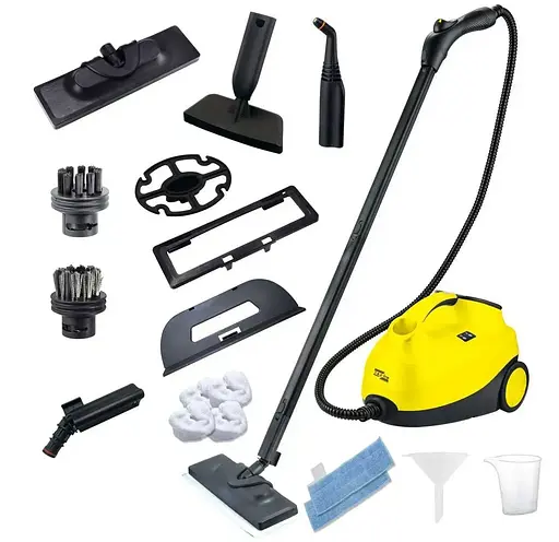 Пароочиститель Zepline ZP‑7782 1.6 л мощный бытовой очиститель для дома с насадками 4000 Вт Желтый - фото 4