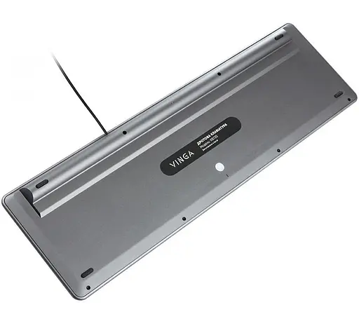 Клавіатура Vinga KB735 black-grey (KB735 black-grey) - фото 5