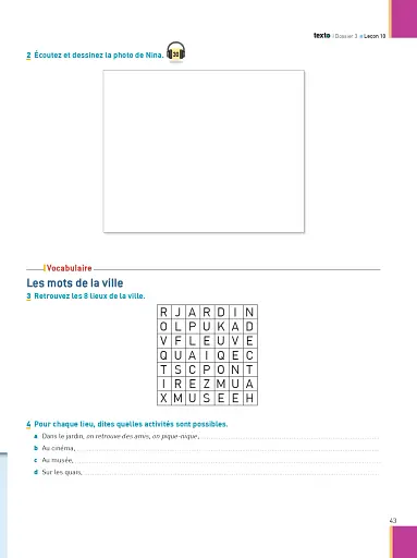 Texto. Niveau 1. Cahier d'activites + CD audio - фото 7