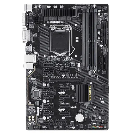 Материнская плата Gigabyte GA-B250-FinTech (GA-B250-FinTech) (Socket 1151, Intel B250, ATX) Б/у - фото 1