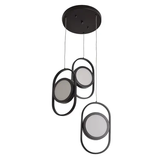 Люстра Brille подвесная лофт LED 32W NW BK (BL-886S/3)