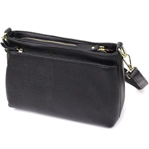 Классическая женская сумка Vintage с жестким дном из натуральной кожи 27х16х11 см sum0027515 - фото 2