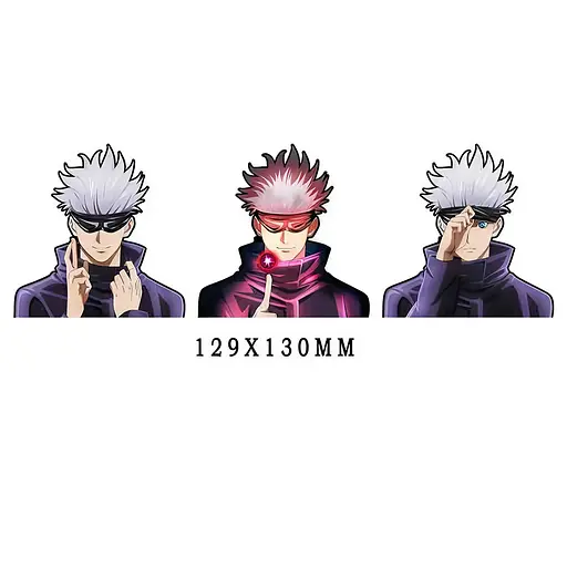 Голографічна наклейка Магічна битва Jujutsu Kaisen Сатору Годжо hs 37 - фото 1